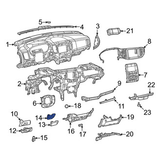 Dodge OE - Left Instrument Panel Bezel