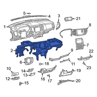 Dodge OE - Instrument Panel Crossmember