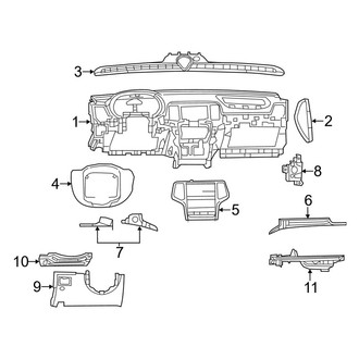 Dodge OE - Instrument Panel Components