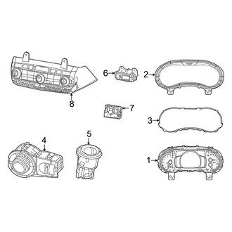 Dodge OE - Instrument Panel - Cluster & Switches