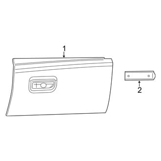 Dodge OE - Instrument Panel - Glove Box