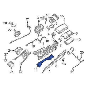 Dodge OE - Front Center Forward Instrument Panel Air Duct