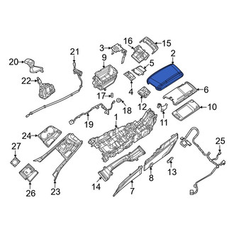 Dodge OE - Front Console Armrest