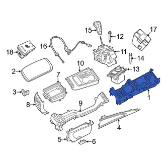 Dodge OE - Center Front Center Console
