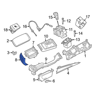 Dodge OE - Front Right Forward Console Panel