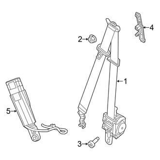 Dodge OE - Restraint Systems - Front Seat Belts
