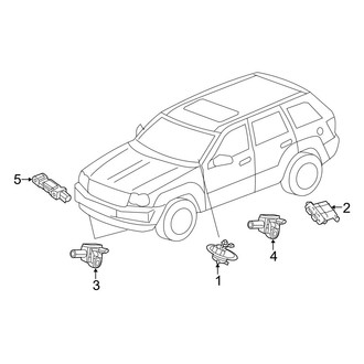 Dodge OE - Restraint Systems - Air Bag Components (Module & Sensors)