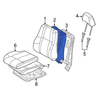 Dodge OE - Rear Seat Back Cushion
