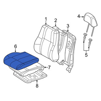 Dodge OE - Front Right Seat Cover