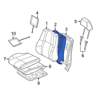 Dodge OE - Rear Seat Back Cushion