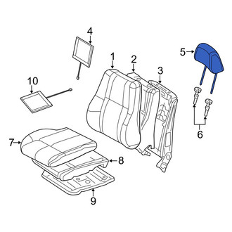 Dodge OE - Rear Headrest