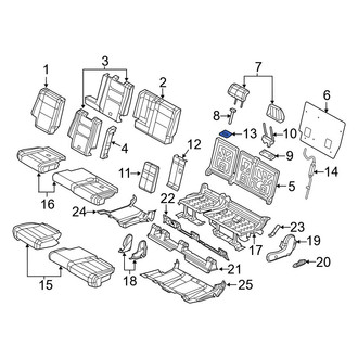 Dodge OE - Center Seat Belt Guide