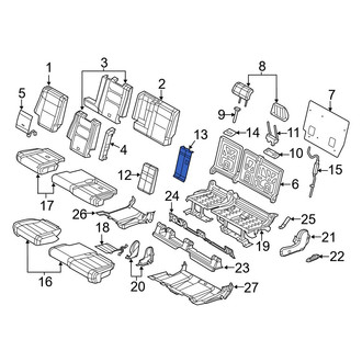Dodge OE - Center Seat Armrest Base