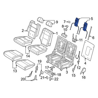 Dodge OE - Rear Folding Seat Latch Release Handle