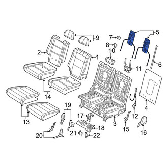 Dodge OE - Rear Folding Seat Latch Release Handle