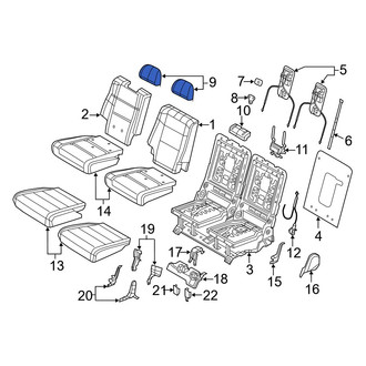 Dodge OE - Rear Headrest