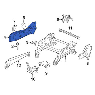 Dodge OE - Front Right Outer Seat Trim Panel