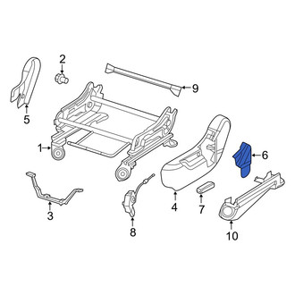 Dodge OE - Front Left Seat Belt Anchor Plate Cover