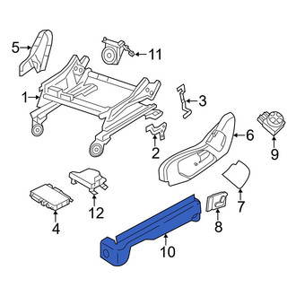 Dodge OE - Front Left Inner Seat Track Cover