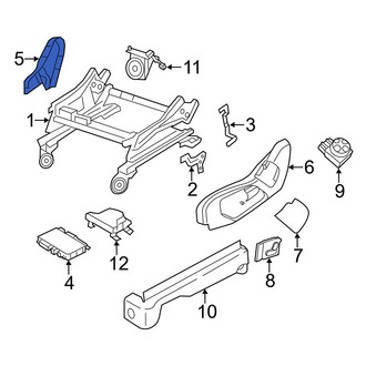 Dodge OE - Front Left Outer Seat Trim Panel
