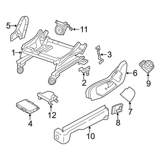 Dodge OE - Seats & Tracks - Tracks & Components (Power Driver Seat)