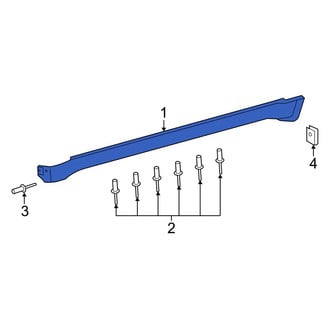Dodge OE - Left Rocker Panel Guard