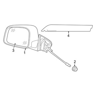 Dodge OE - Front Door - Outside Mirrors