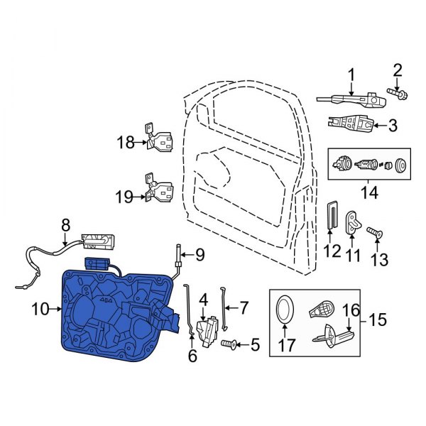 Door Panel Carrier