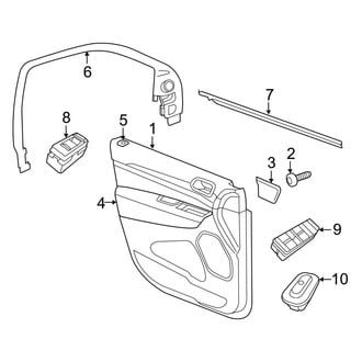 Dodge OE - Front Door - Interior Trim