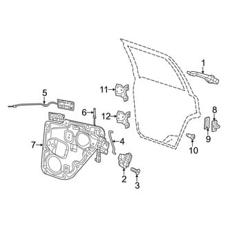 Dodge OE - Rear Door - Lock & Hardware