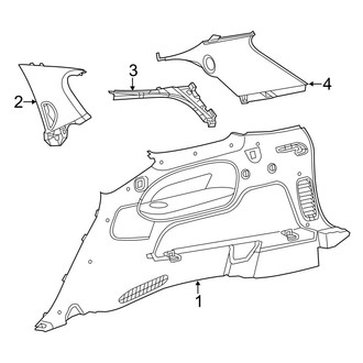 Dodge OE - Quarter Panel - Interior Trim