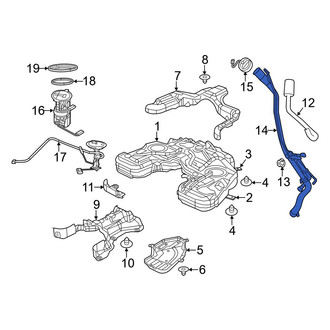 Dodge OE - Lower Fuel Tank Filler Neck