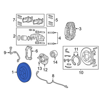 Dodge OE - Rear Disc Brake Rotor