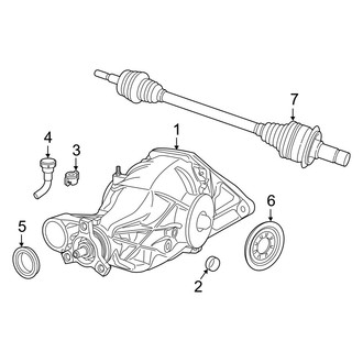 Dodge OE - Rear Suspension - Axle Housing