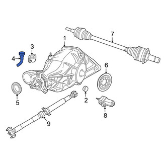 Dodge OE - Rear Differential Vent Hose