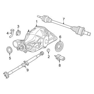 2012 Dodge Durango OEM Driveline & Axle Parts | Hubs — CARiD.com