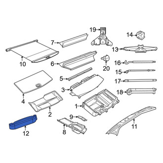 Dodge OE - Rear Floor Jack Cover
