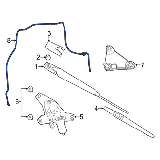 Dodge OE - Rear Liftgate Washer Hose