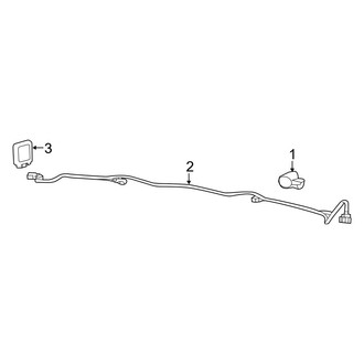 Dodge OE - Rear Bumper - Electrical Components (W/O SRT Design)
