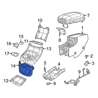 Dodge OE - Rear Console Compartment