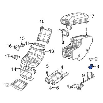Dodge OE - Console Cap