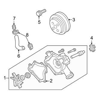 Dodge OE - Cooling - Water Pump (3.9L)