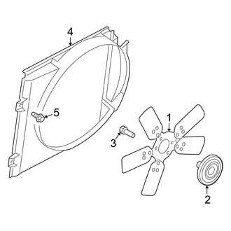 Dodge OE - Cooling Fan (Mechanical), (5.9L)