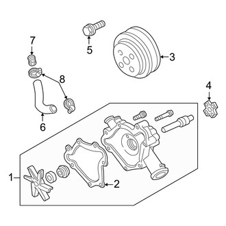 Dodge OE - Cooling - Water Pump (5.9L)