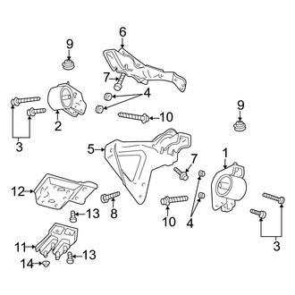 Dodge OE - Engine & Transmission Mounting (3.9L)
