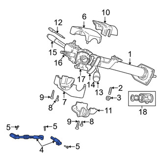 Dodge OE - Lower Steering Shaft