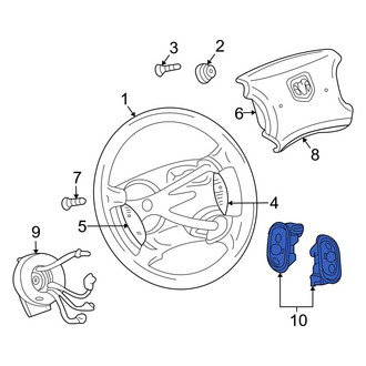 Dodge OE - Left Steering Wheel Radio Controls