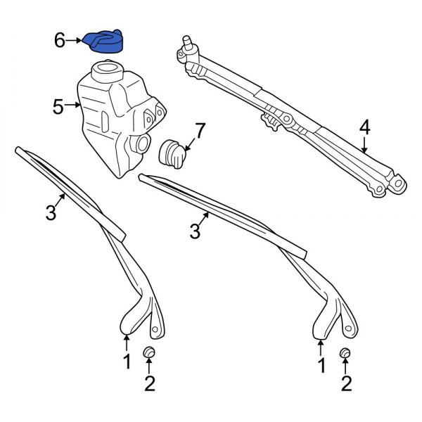 Washer Fluid Reservoir Cap