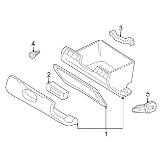 Dodge OE - Instrument Panel - Glove Box