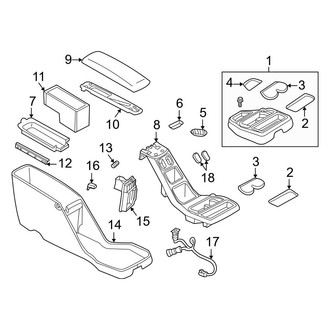 Dodge OE - Console - Center
